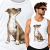 TANK TOP ZWIERZĘTA   WHIPPET